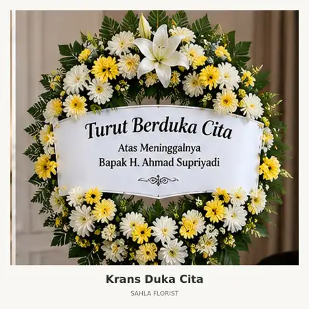 Krans Bunga Duka Candisari